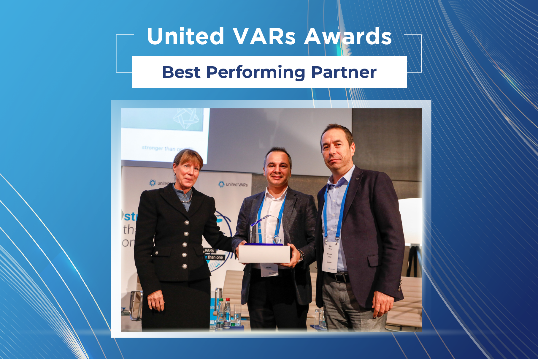 “Best Performing Partner” award to Detaysoft, from United VARs!