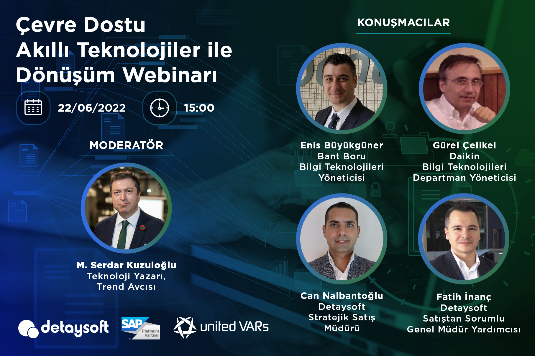 Çevre Dostu Akıllı Teknolojiler ile Dönüşüm Webinarı