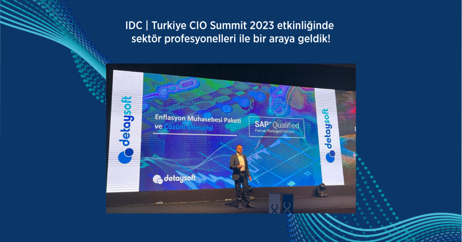 We came together with industry professionals at the IDC | Turkey CIO Summit 2023 event!